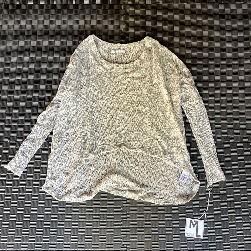 Michael Lauren LEO oversized cape with cuff.